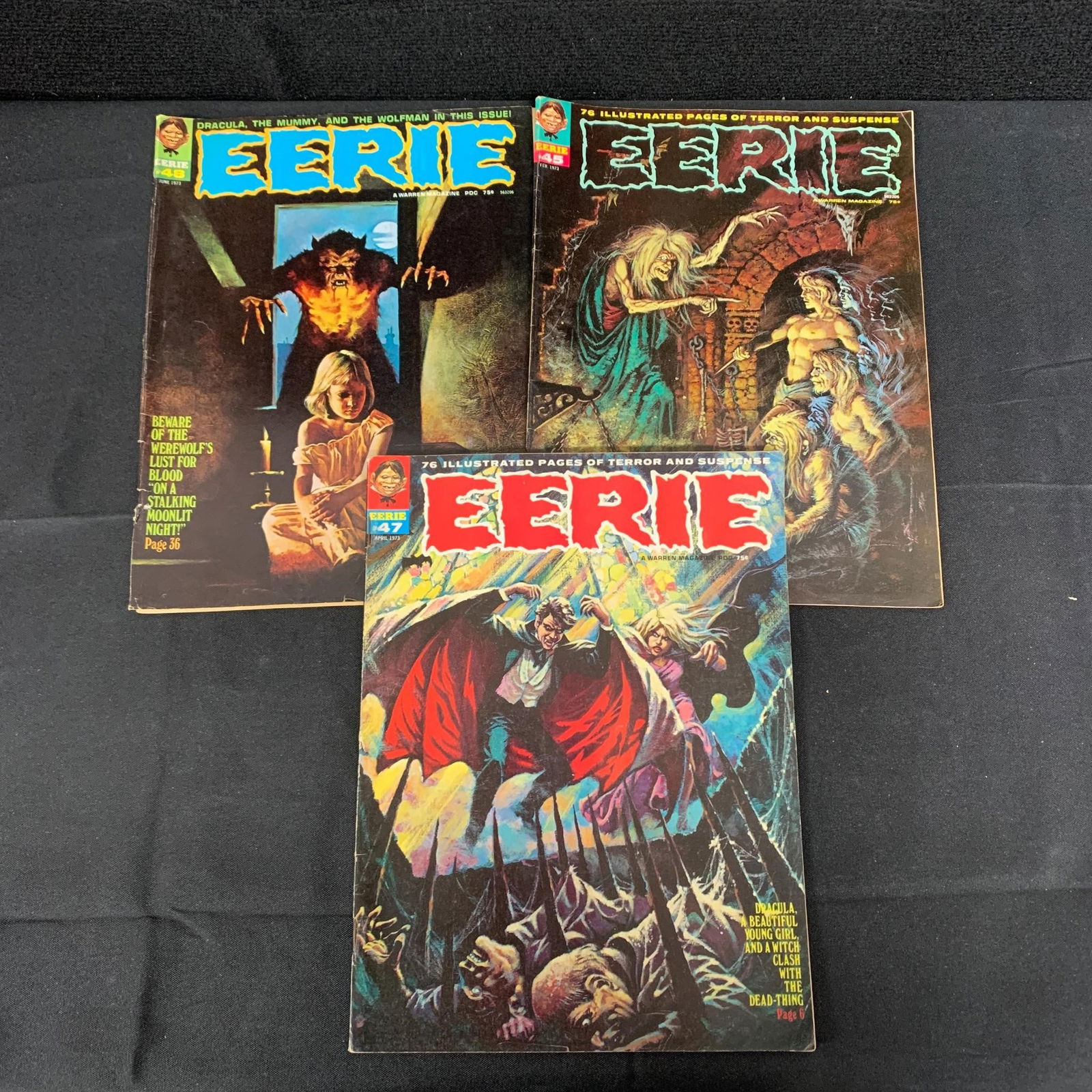 Eerie Magazine 45, 47, 48 (1 of 1)
