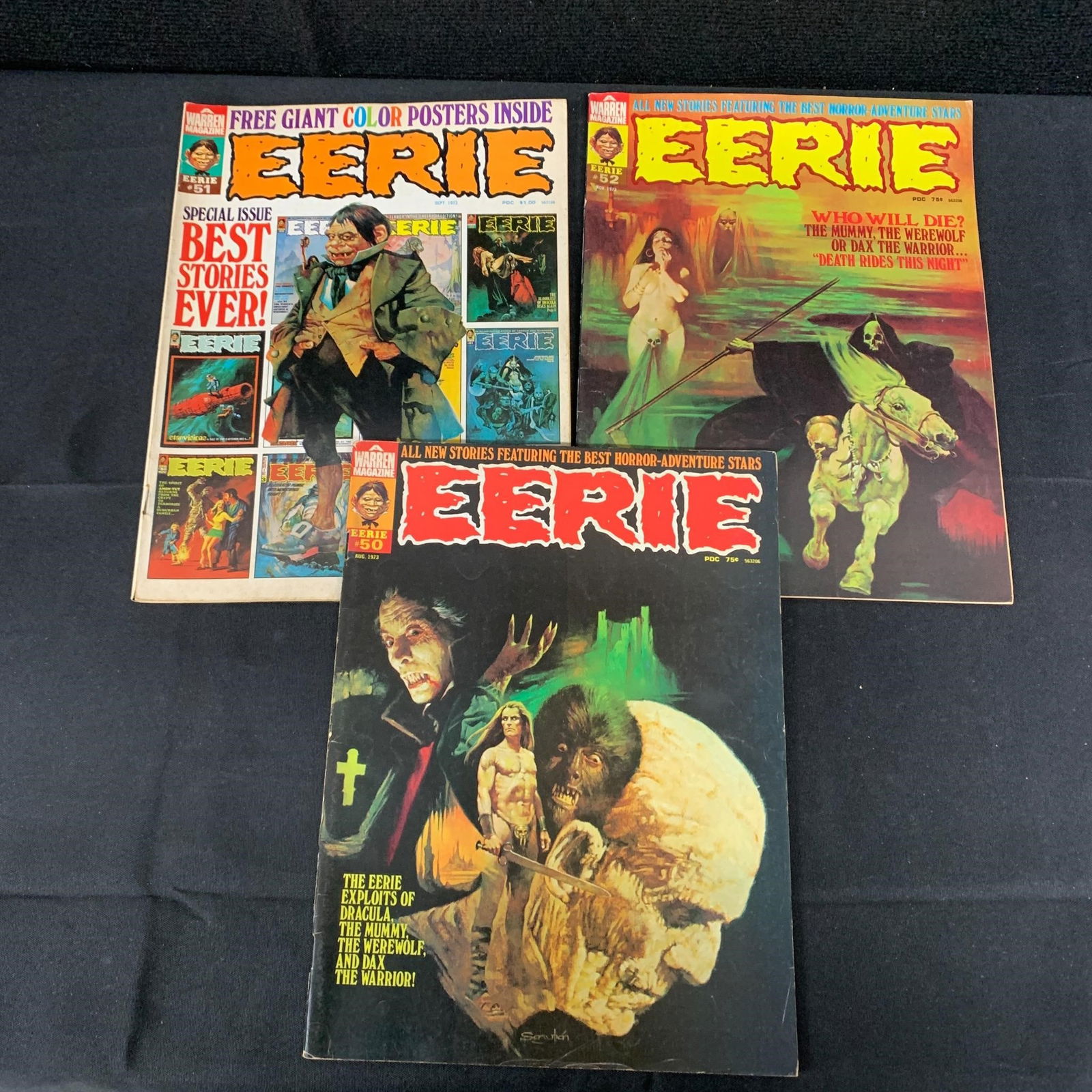 Eerie Magazine 50, 51, 52 (1 of 1)