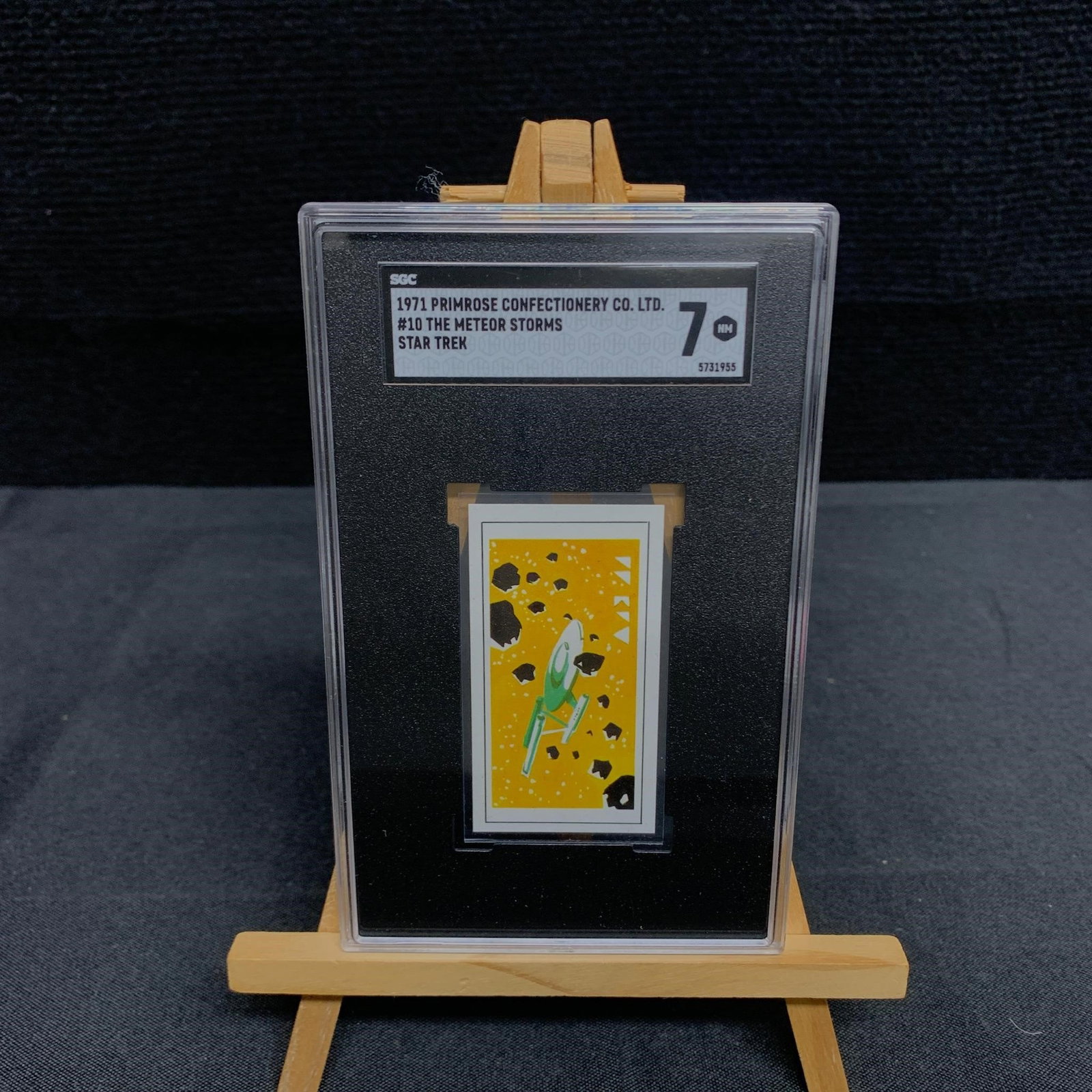 SGC 7 1971 Primrose Star Trek Meteor Storms: SGC 7 The Meteor Storms #10 Star Treck 1971 Primrose Card. We are a veteran owned company. Please look at the pictures carefully to determine what you believe the condition of collectible is. We are c