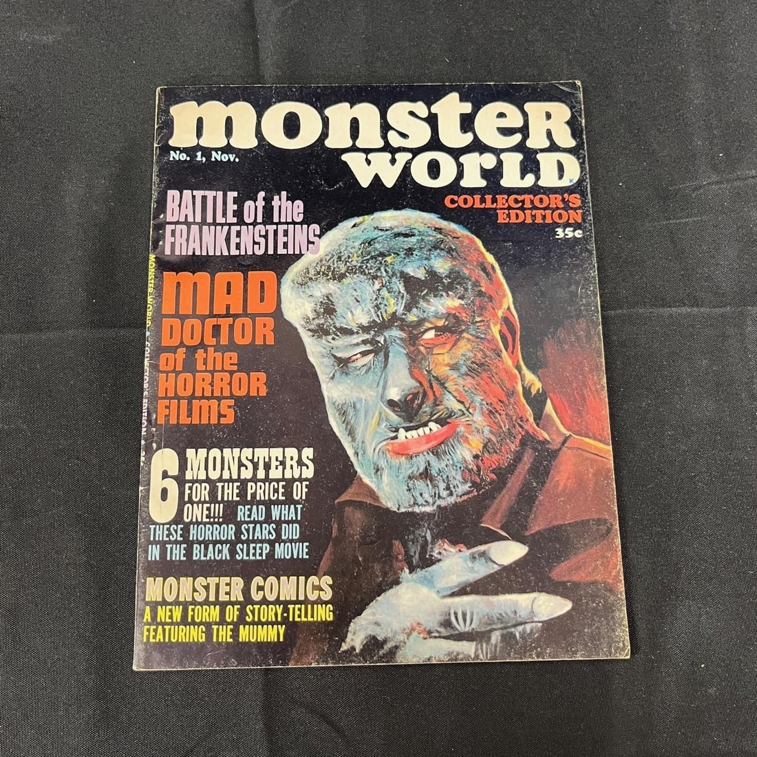 Monster World 1 1964 Warren Publishing: We are a veteran owned company. Please look at the pictures carefully to determine what you believe the condition of collectible is. We are currently accepting consignments. Email us a aeronhouse1994@