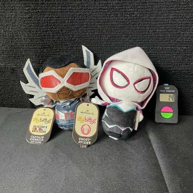 Falcon & Spider-Gwen Itty Bittys Hallmark Exclusive NWT: We are a veteran owned company. Please look at the pictures carefully to determine what you believe the condition of collectible is. We are currently accepting consignments. Email us a aeronhouse1994@