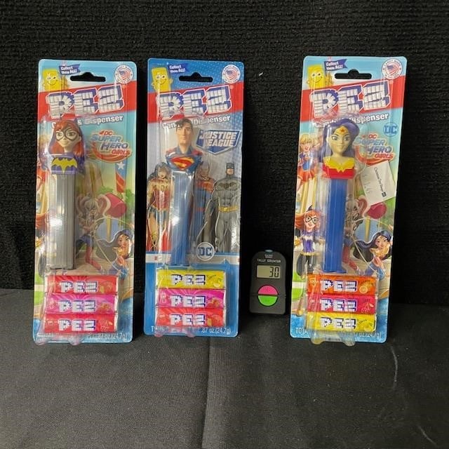 DC Super-Hero PEZ Dispenser Lot New In Box: We are a veteran owned company. Please look at the pictures carefully to determine what you believe the condition of collectible is. We are currently accepting consignments. Email us a aeronhouse1994@