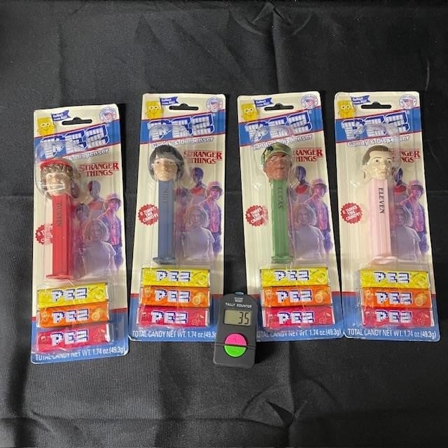 Stranger Things PEZ Dispensers New In Box: We are a veteran owned company. Please look at the pictures carefully to determine what you believe the condition of collectible is. We are currently accepting consignments. Email us a aeronhouse1994@