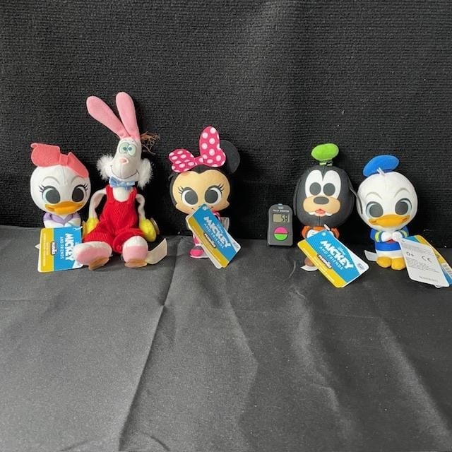 Mickey & Friends Mini Stuffed Animals NWT: We are a veteran owned company. Please look at the pictures carefully to determine what you believe the condition of collectible is. We are currently accepting consignments. Email us a aeronhouse1994@