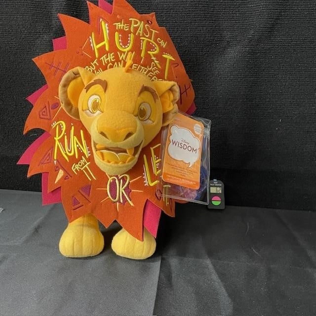Lion king simba wisdom series quote plush LE: We are a veteran owned company. Please look at the pictures carefully to determine what you believe the condition of collectible is. We are currently accepting consignments. Email us a aeronhouse1994@