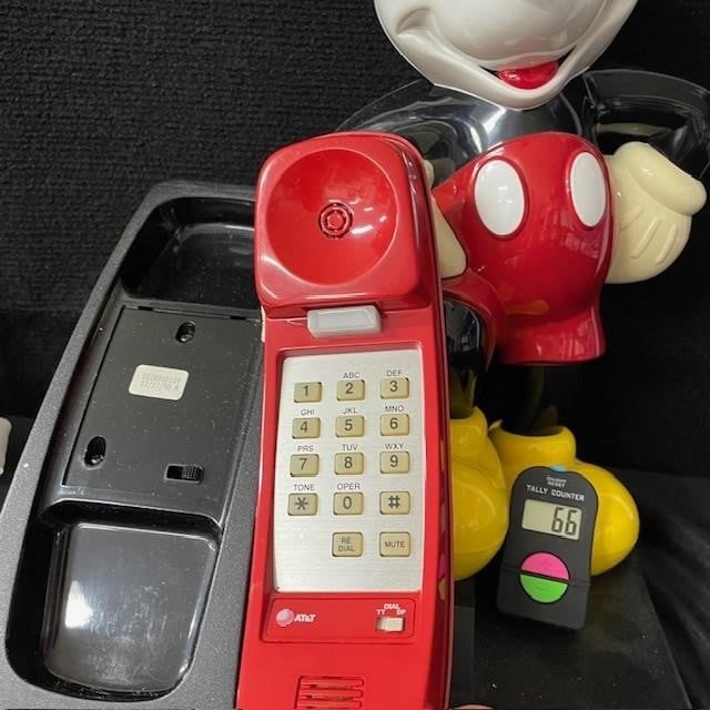Rare Vintage Mickey Mouse Stand Alone Phone (1 of 2)