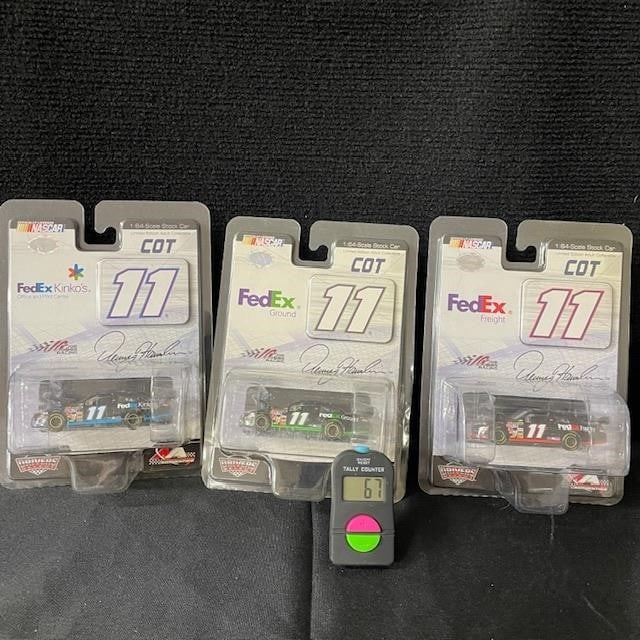 NASCAR Fedex Ser. New In Box Mini Cars: We are a veteran owned company. Please look at the pictures carefully to determine what you believe the condition of collectible is. We are currently accepting consignments. Email us a aeronhouse1994@