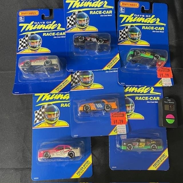 Matchbox Days of Thunder NASCAR Cars NIB: We are a veteran owned company. Please look at the pictures carefully to determine what you believe the condition of collectible is. We are currently accepting consignments. Email us a aeronhouse1994@
