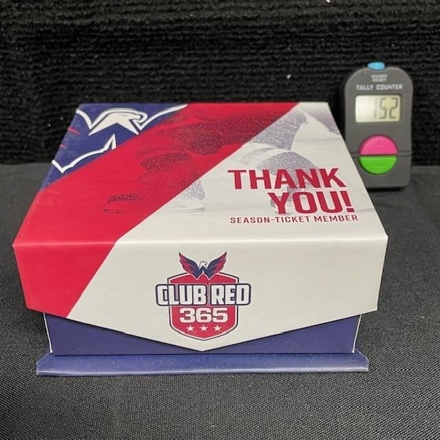 Washington Capitals Game Used Ice in Puck: We are a veteran owned company. Please look at the pictures carefully to determine what you believe the condition of collectible is. We are currently accepting consignments. Email us a aeronhouse1994@