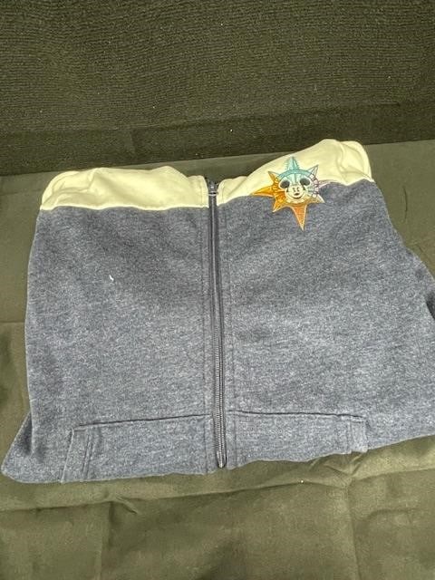 Disneyland Mickey Compass Zip Sweatshirt NWT SZ XL (1 of 4)