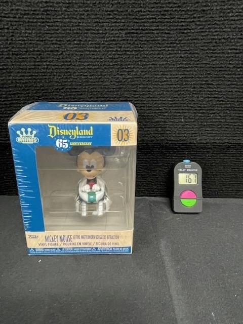 Disneyland 65 Mickey Mouse Funko Mini NIB: We are a veteran owned company. Please look at the pictures carefully to determine what you believe the condition of collectible is. We are currently accepting consignments. Email us a aeronhouse1994@