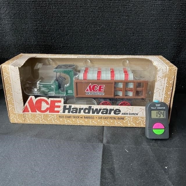 Ace Hardware 1925 Stake Truck Diecast Model NIB: We are a veteran owned company. Please look at the pictures carefully to determine what you believe the condition of collectible is. We are currently accepting consignments. Email us a aeronhouse1994@