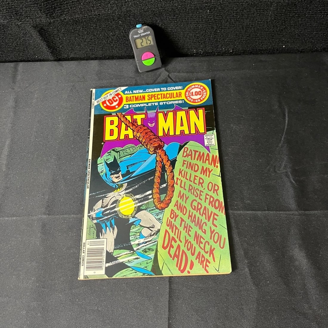 Batman Spectacular Bronze Age $1.00 Special: We are a veteran owned company. Please look at the pictures carefully to determine what you believe the condition of collectible is. We are currently accepting consignments. Email us a aeronhouse1994@