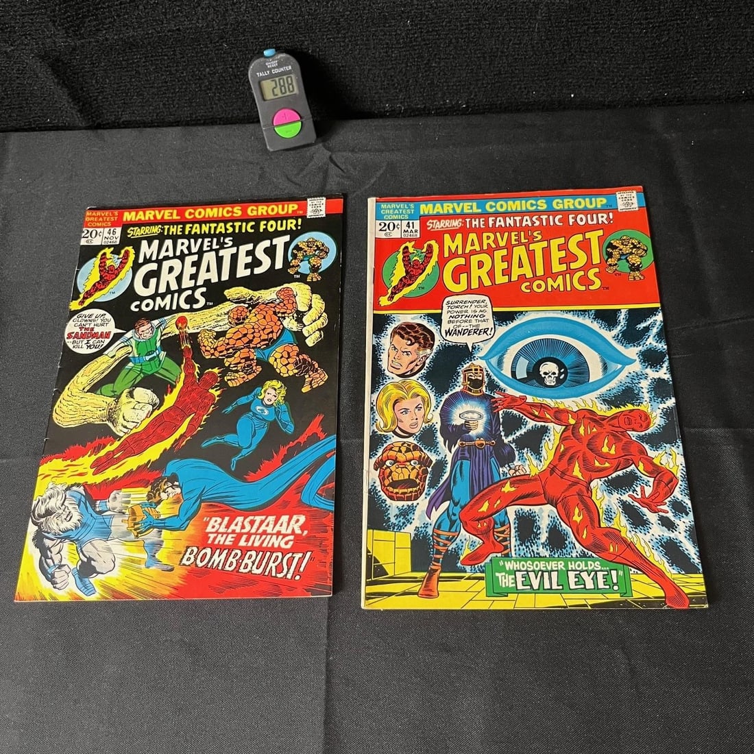 MGC Feat Fantastic Four 41 & 46 Marvel Bronze Age (1 of 2)