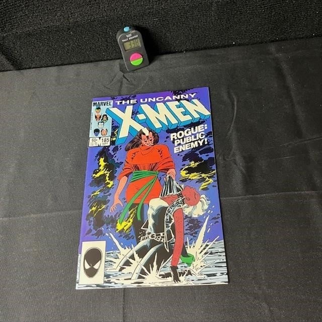 X-men 185 Rogue Steals Storm's Powers: We are a veteran owned company. Please look at the pictures carefully to determine what you believe the condition of collectible is. We are currently accepting consignments. Email us a aeronhouse1994@
