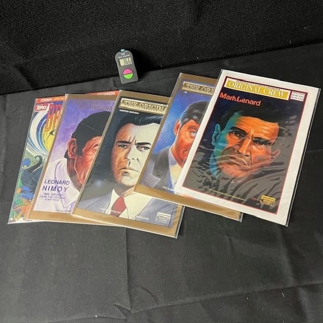 Star Trek Origin of the Crew & Bradbury Comics Lot: We are a veteran owned company. Please look at the pictures carefully to determine what you believe the condition of collectible is. We are currently accepting consignments. Email us a aeronhouse1994@