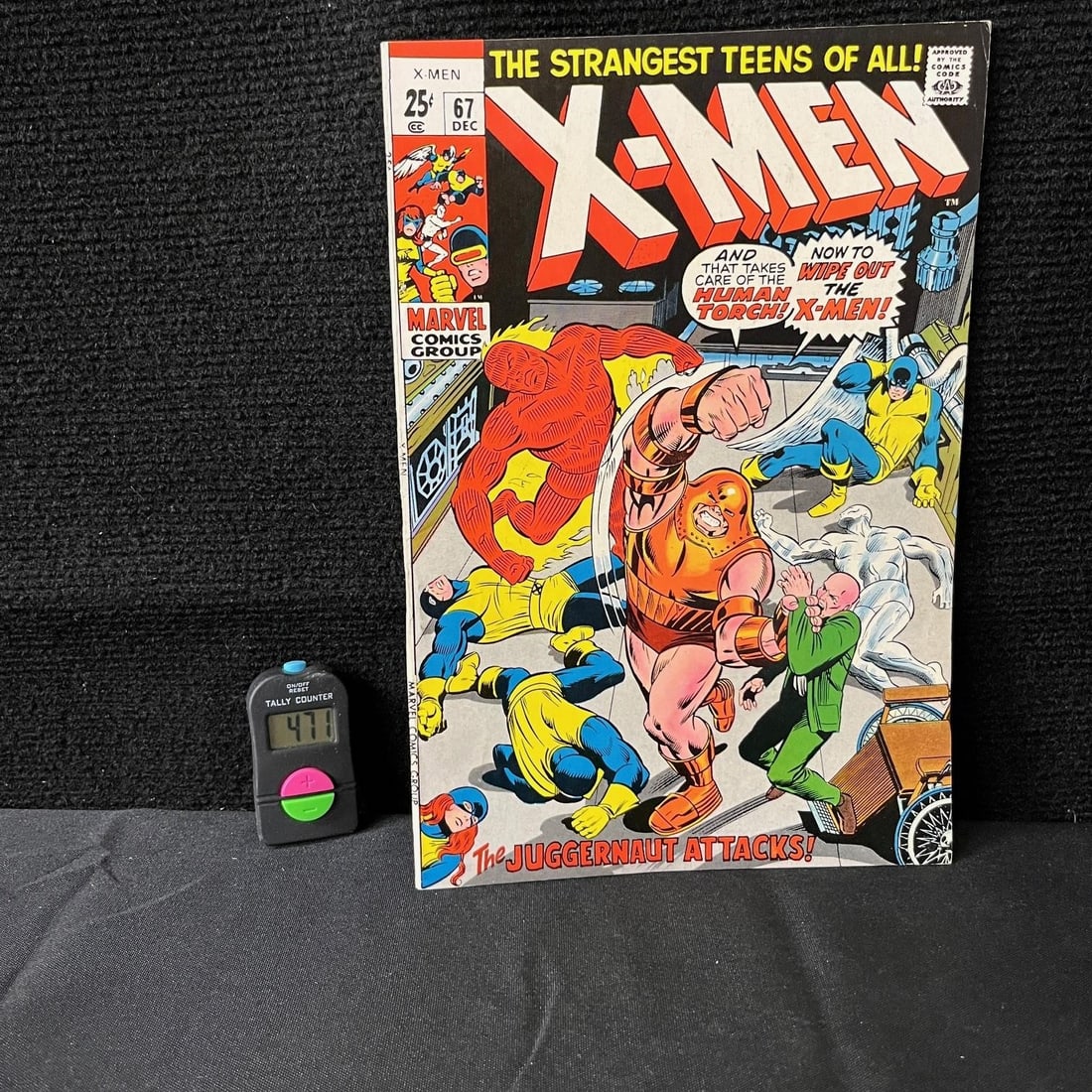 X-men 67 Vs Juggeraut Marvel Bronze Age (1 of 2)