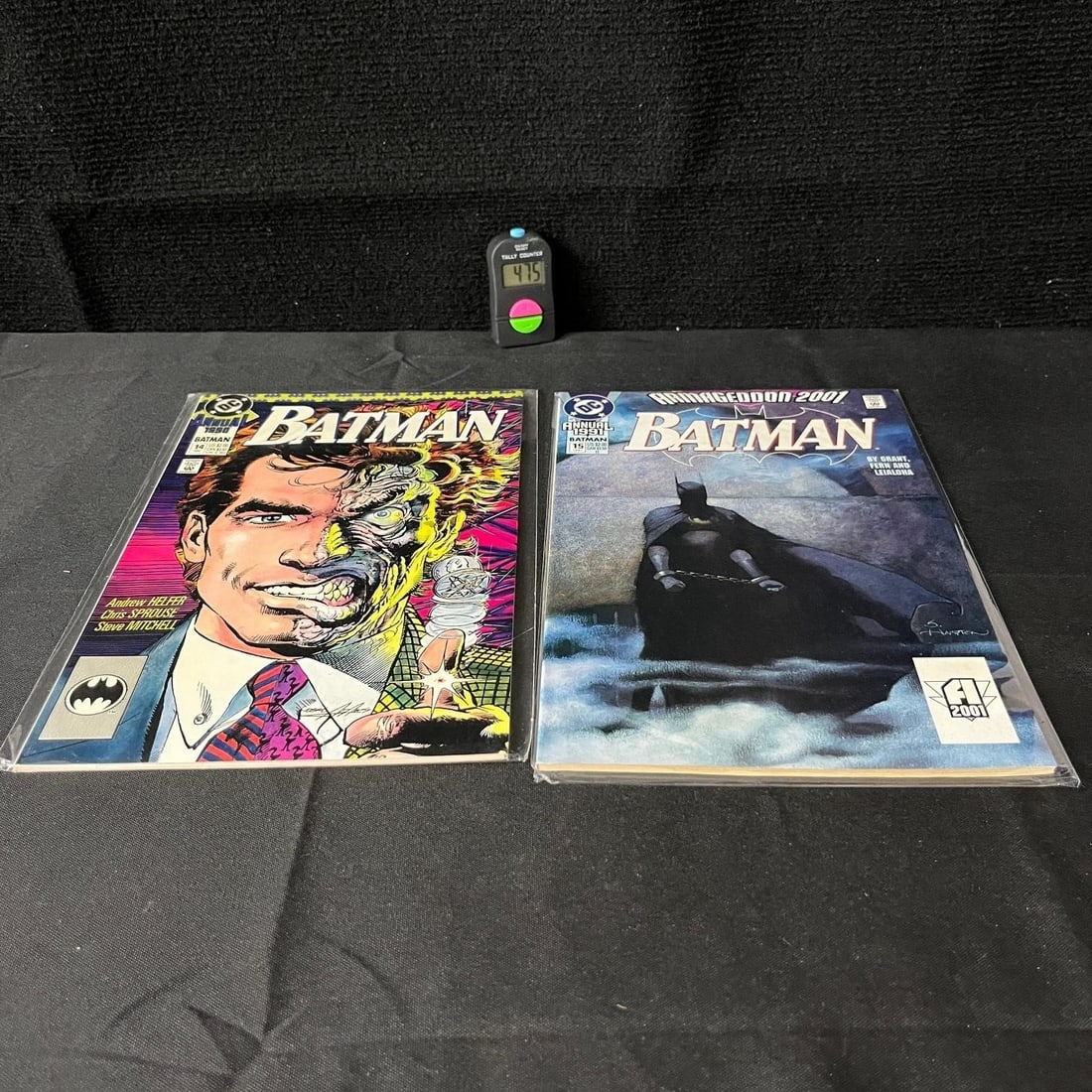 Batman Annual 14 & 15: We are a veteran owned company. Please look at the pictures carefully to determine what you believe the condition of collectible is. We are currently accepting consignments. Email us a aeronhouse1994@