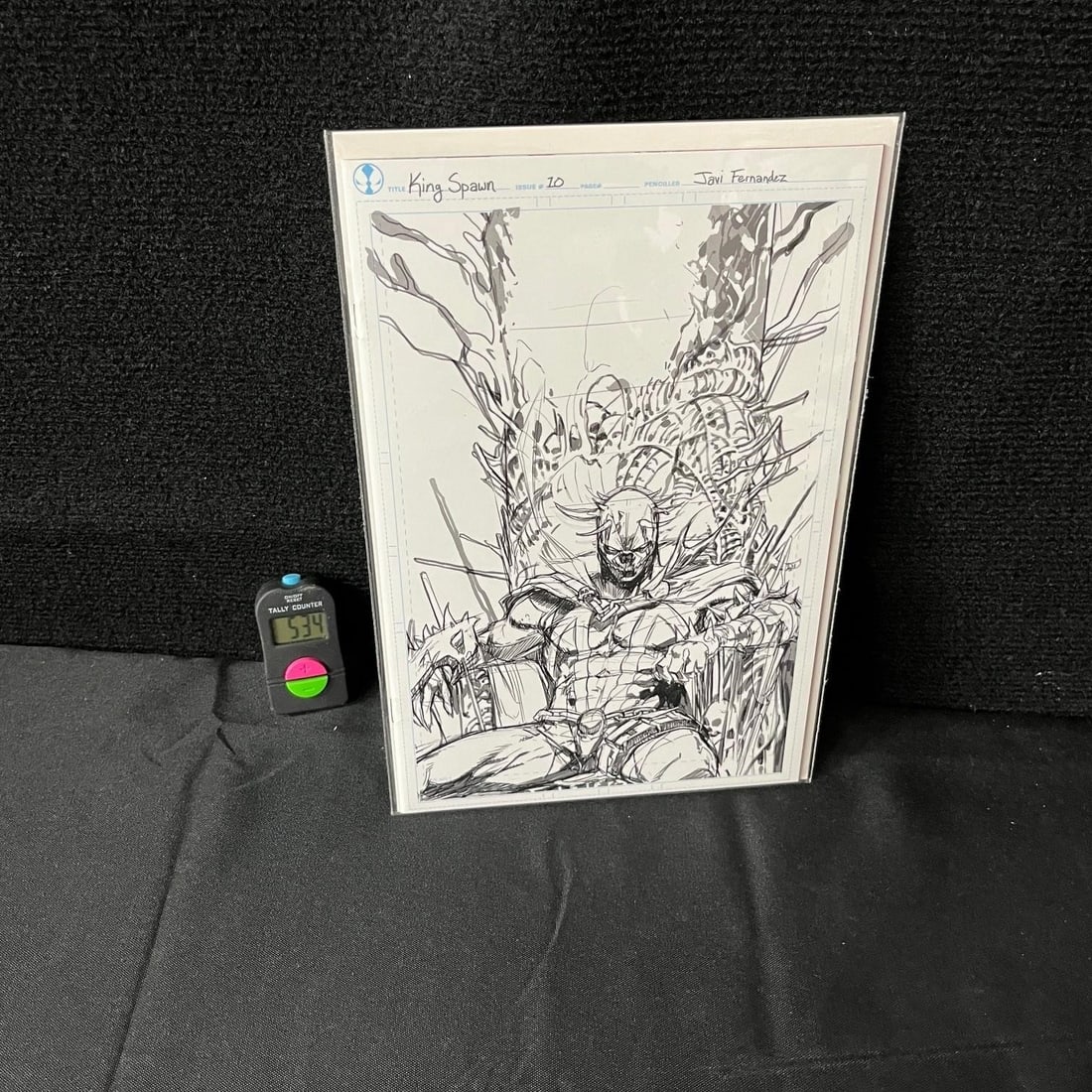 King Spawn 10 Fernandez Sketch Variant: We are a veteran owned company. Please look at the pictures carefully to determine what you believe the condition of collectible is. We are currently accepting consignments. Email us a aeronhouse1994@