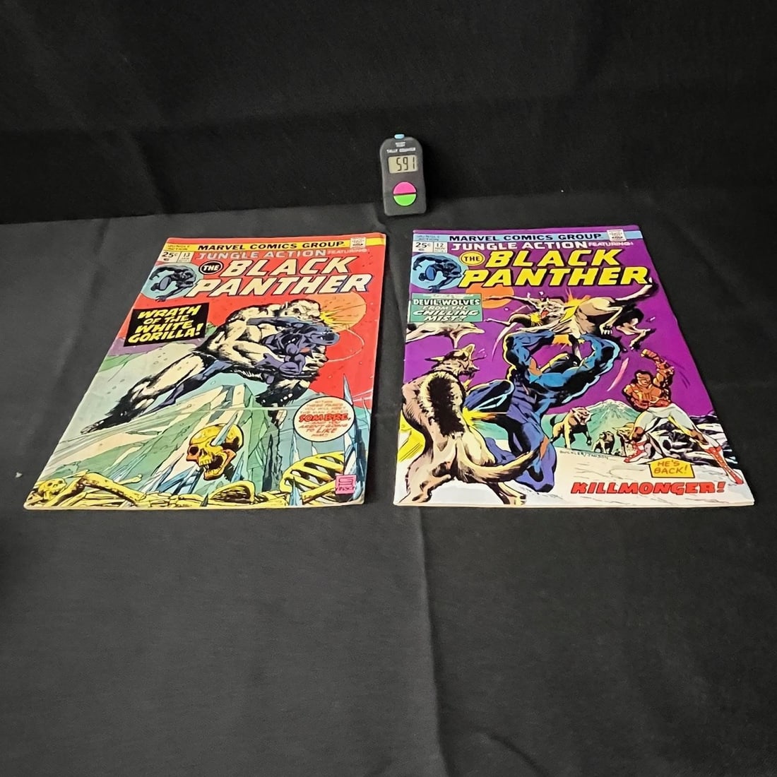 Jungle Action Feat. Black Panther 12 & 13: We are a veteran owned company. Please look at the pictures carefully to determine what you believe the condition of collectible is. We are currently accepting consignments. Email us a aeronhouse1994@