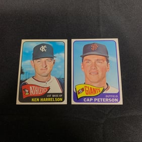1965 Topps Baseball Cards, Cap Peterson