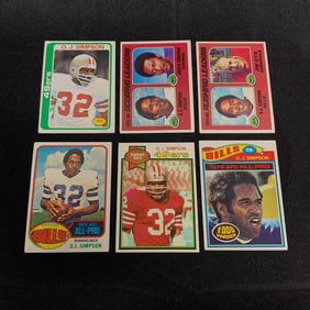 OJ Simpson Football Cards