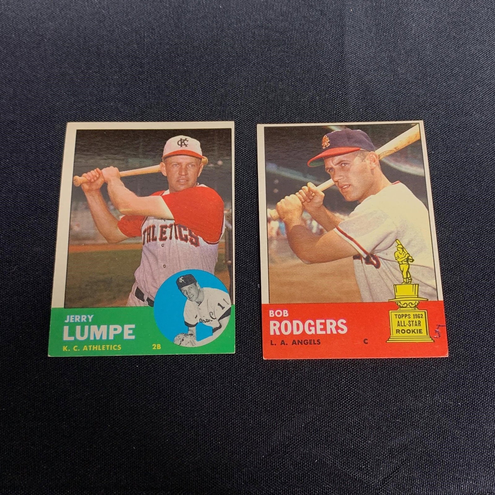 Jerry Lumpe, Bob Rogers 1963 Topps: Jerry Lumpe 256, Bob Rogers #280 All Star Rookie 1963 Topps Baseball Cards. We are a veteran owned company. Please look at the pictures carefully to determine what you believe the condition of collect