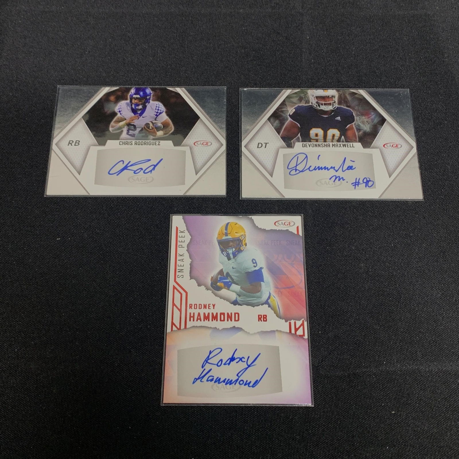 Sage 2023 Auto Football Cards (1 of 2)