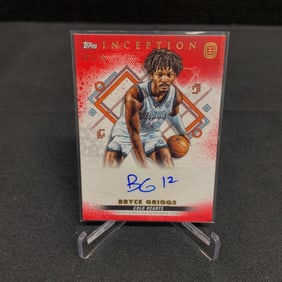 Bryce Griggs Auto Topps Basketball Card