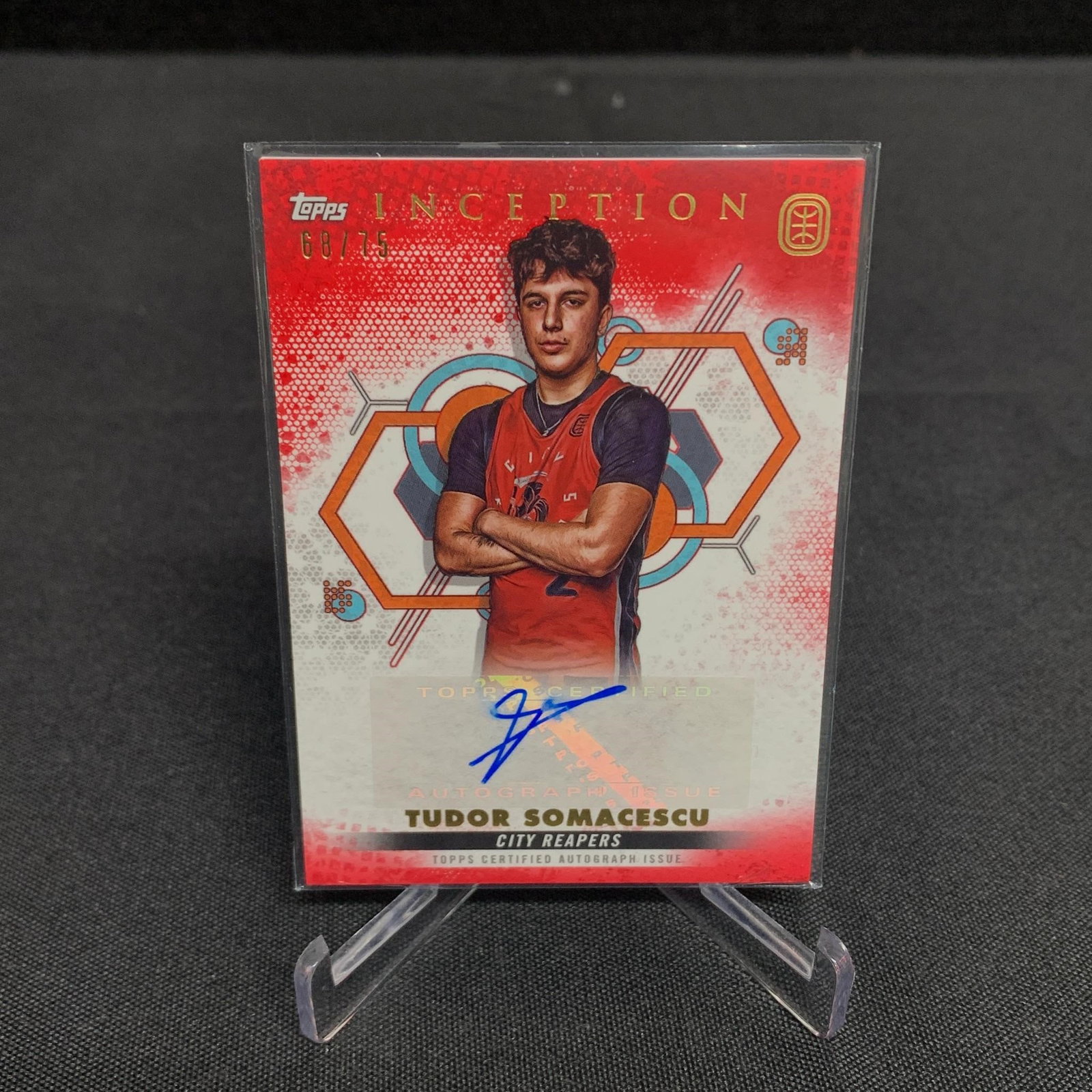Tudor Somacescu Topps Basketball Card: Tudor Somacescu 2023 Topps Inception Autograph Basketball Card. Limited to 75. We are a veteran owned company. Please look at the pictures carefully to determine what you believe the condition of coll