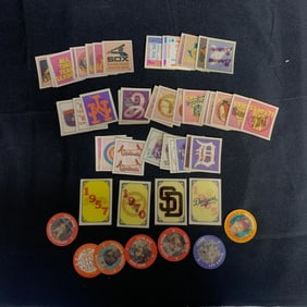 1987 SportFlix Baseball Cards and coins