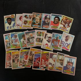 1970s and 80s Topps Football Cards