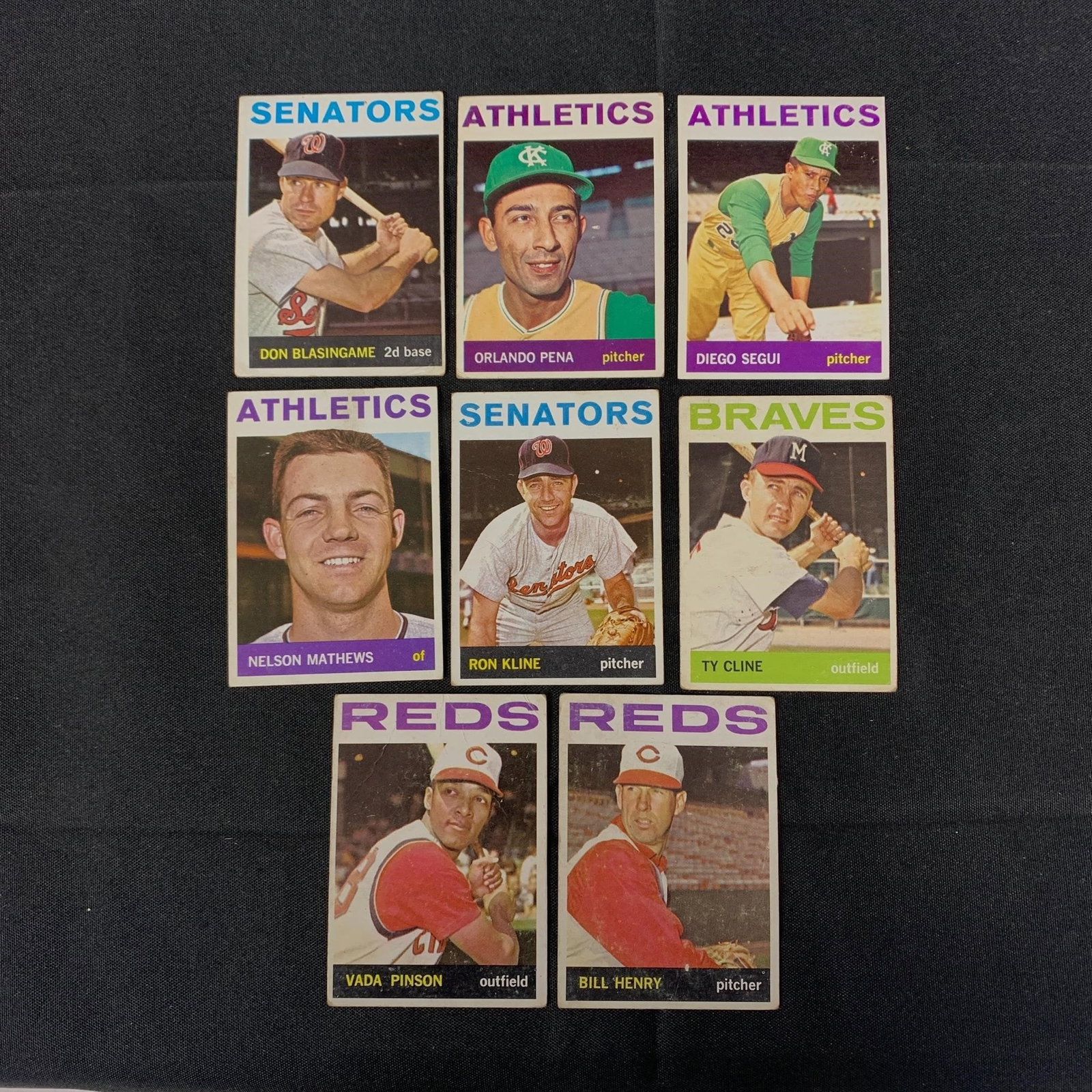 1964 Topps Baseball Cards, Bill Henry: We are a veteran owned company. Please look at the pictures carefully to determine what you believe the condition of collectible is. We are currently accepting consignments. Email us a aeronhouse1994@