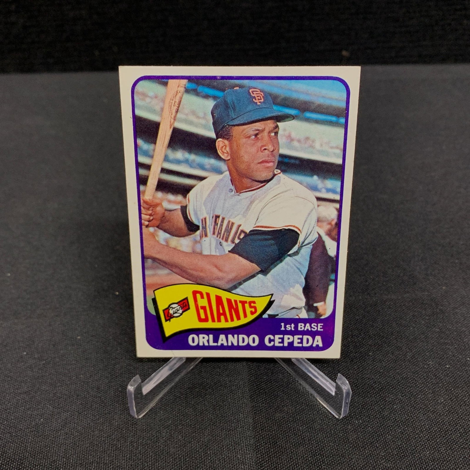 Orlando Cepeda 1965 Topps Baseball: Orlando Cepeda #360 1965 Topps Baseball Card. We are a veteran owned company. Please look at the pictures carefully to determine what you believe the condition of collectible is. We are currently acce
