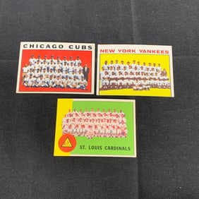1962, 63 Topps Team Cards