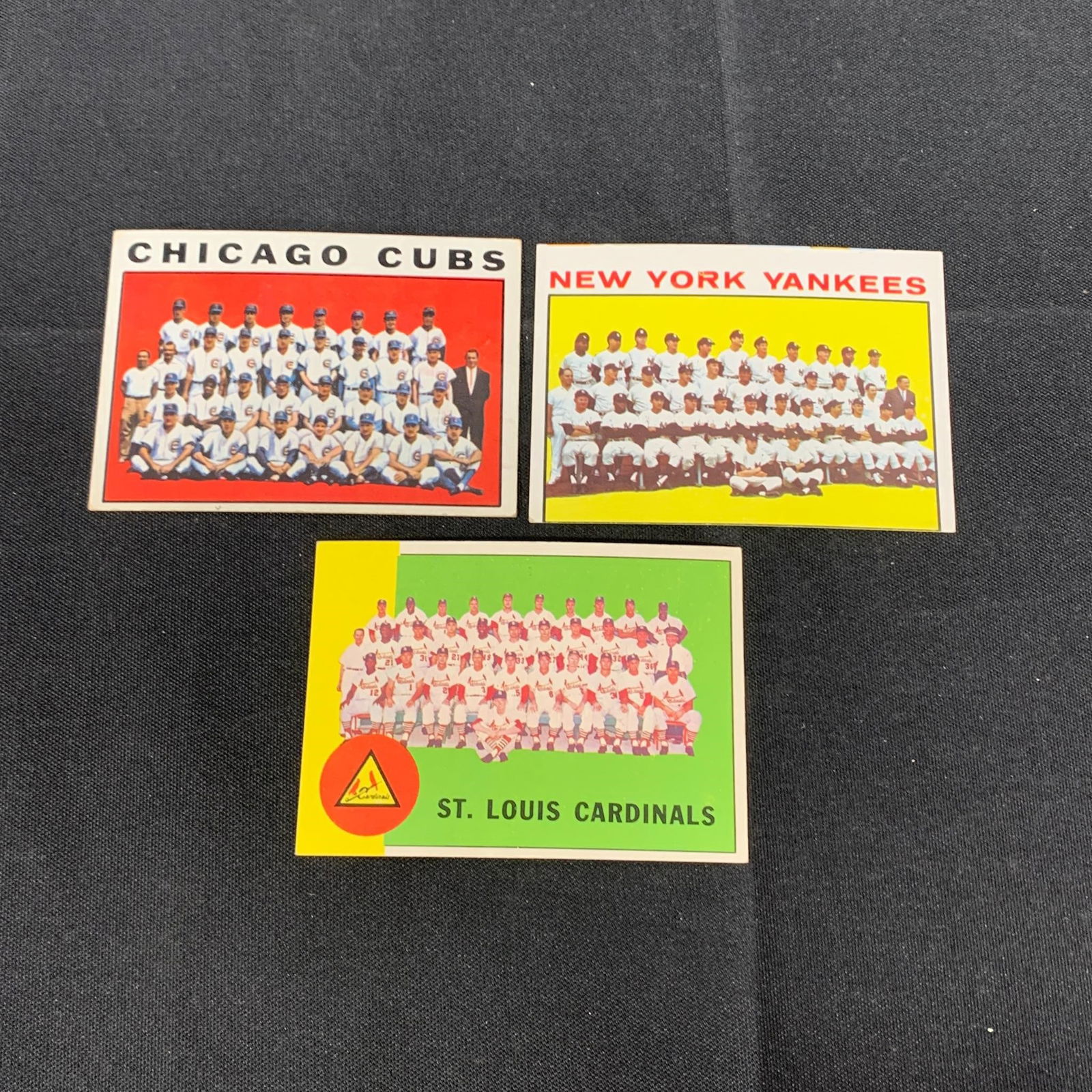 1962, 63 Topps Team Cards (1 of 2)