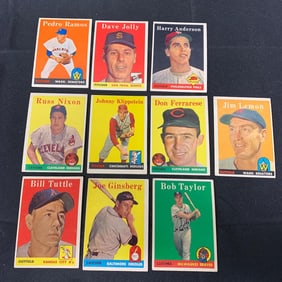 1958 Topps Baseball Cards, Bill Tuttle