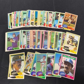 1981 Topps Baseball Card lot