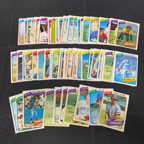 1980 Topps Baseball Card lot