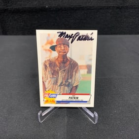 Max Patkin Autograph Baseball Card