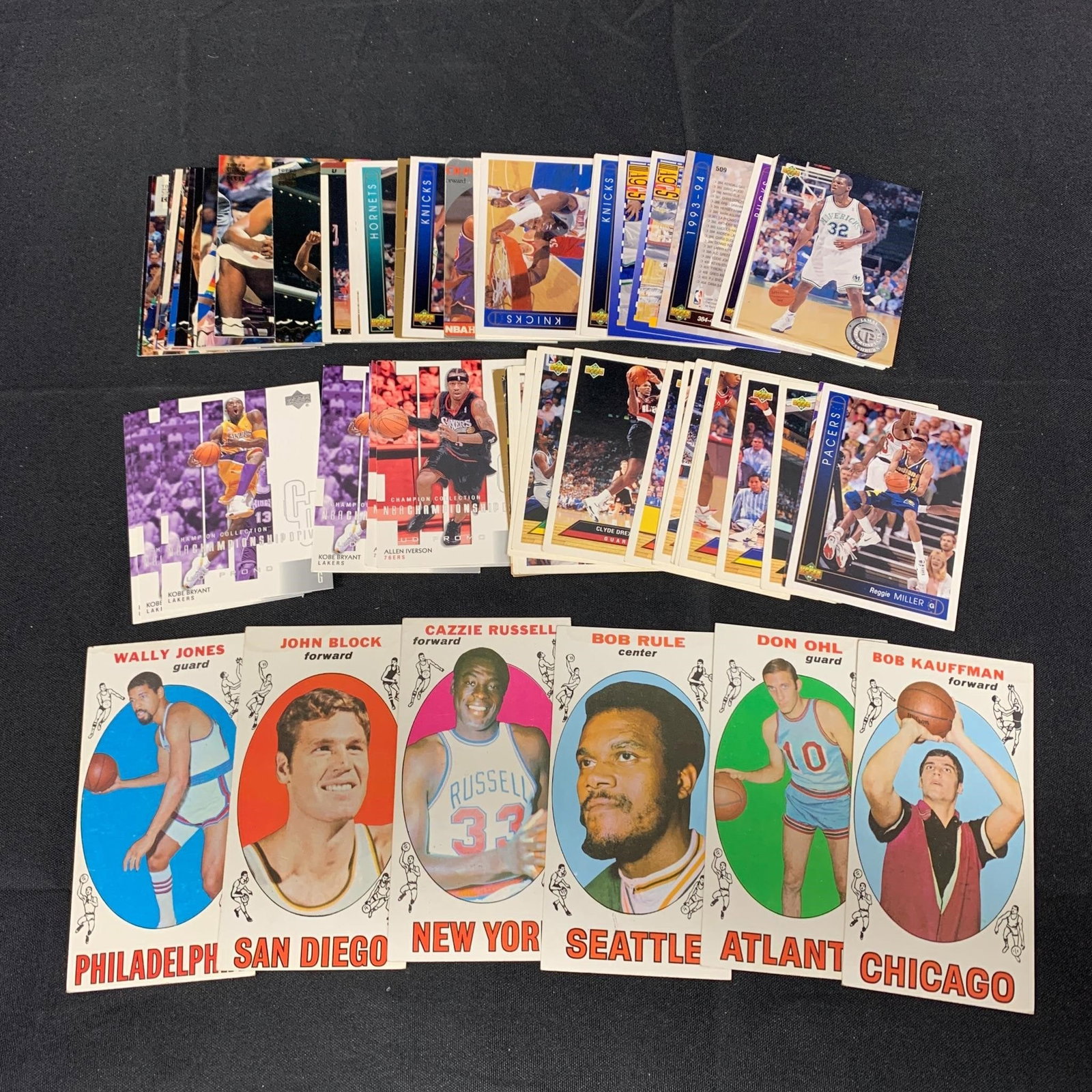 Basketball Card lot, 1969 Cards: Mix lot of basketball cards. Includes Topps 1969 Long Basketball Cards. We are a veteran owned company. Please look at the pictures carefully to determine what you believe the condition of collectible