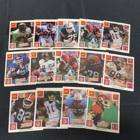 1986 McDonalds Promo Football Cards