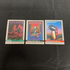 1990 Superbowl Football Cards