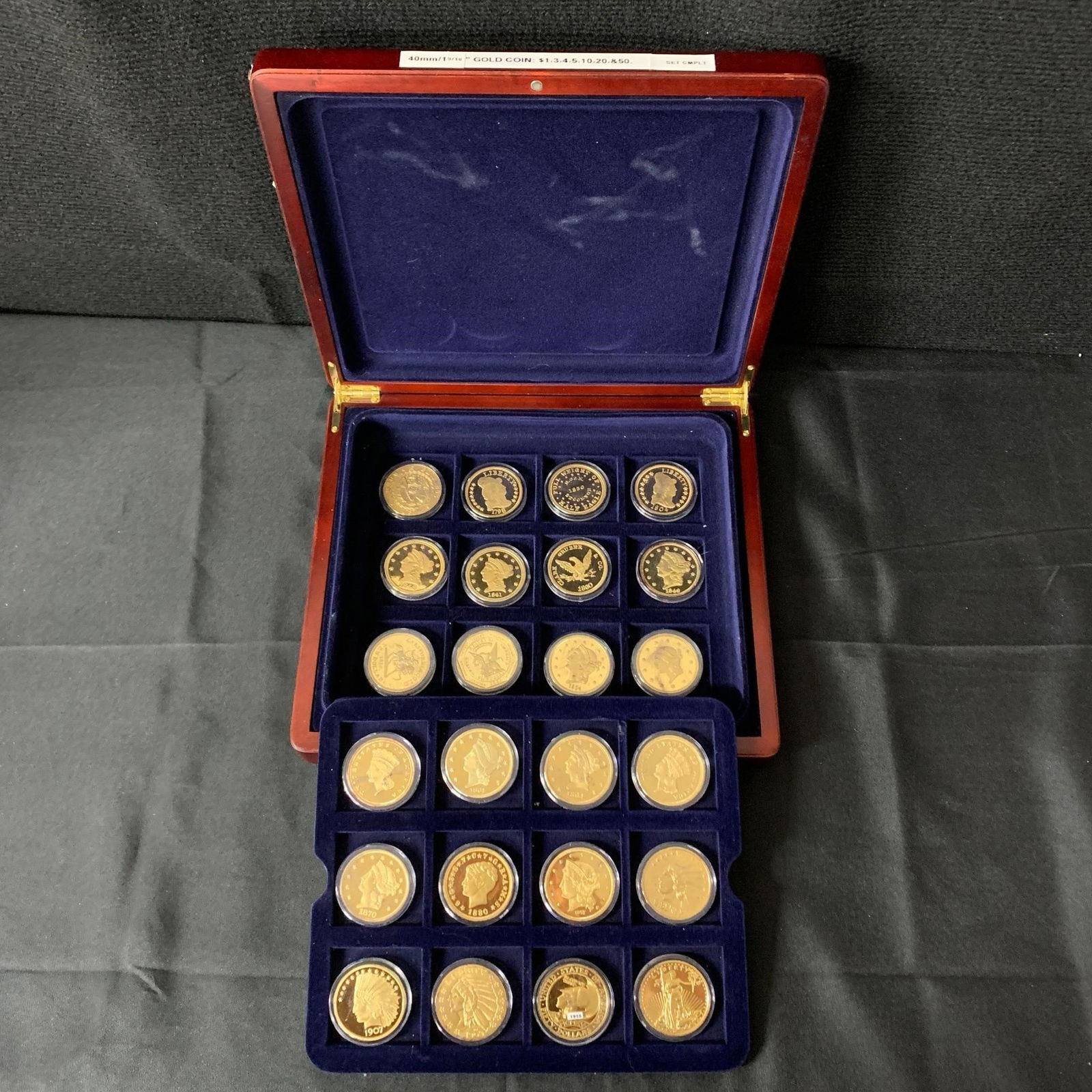 40mm Gold Coin Complete Collection (1 of 12)