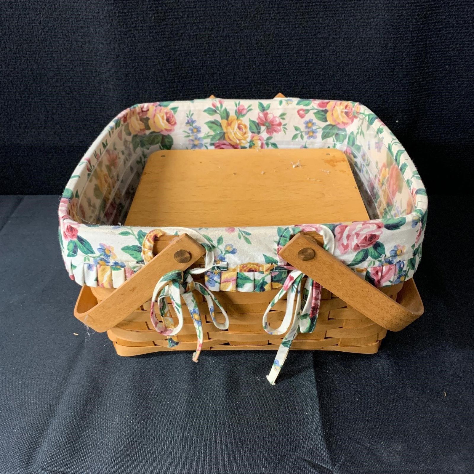 1994 Longaberger Basket w/ table (1 of 3)