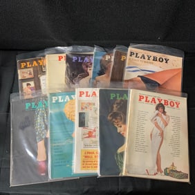 1962 Playboy Magazines