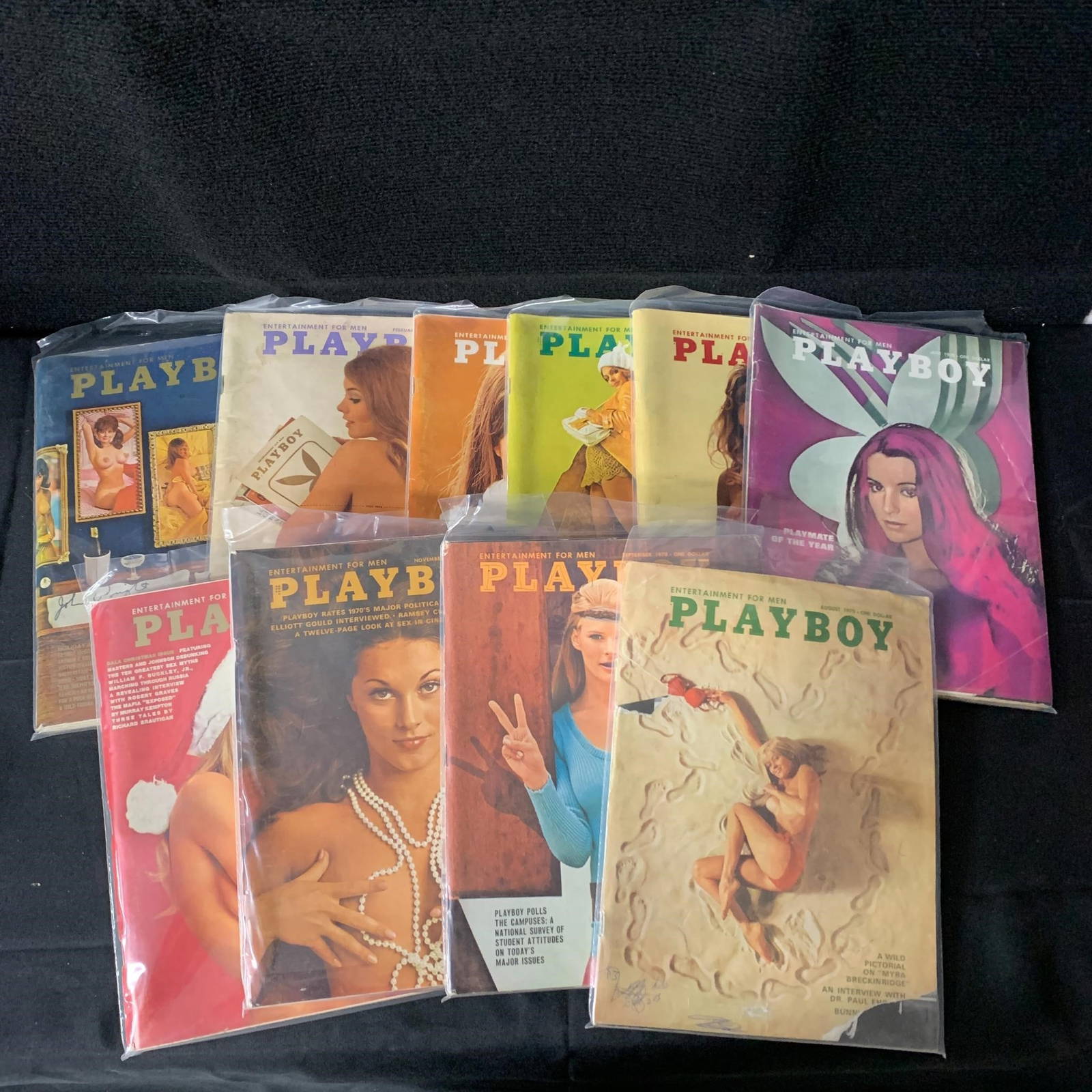 1970 Playboy Magazines Auction