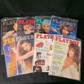 1987 Playboy Magazines