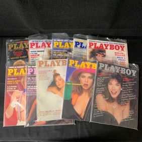 1985 Playboy Magazines