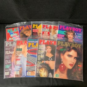 1986 Playboy Magazines